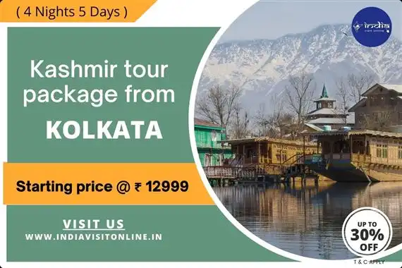 Kashmir tour package from Kolkata
