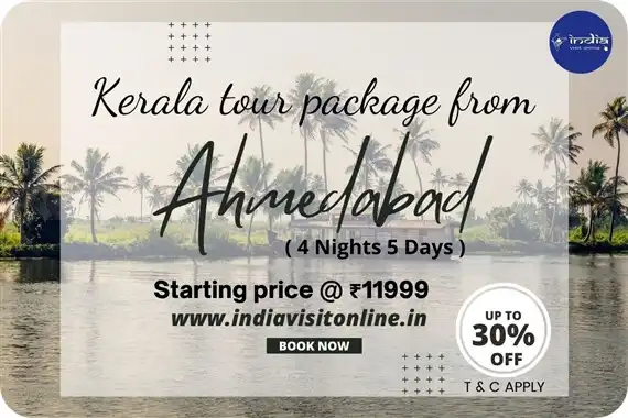 Kerala tour package from Ahmedabad
