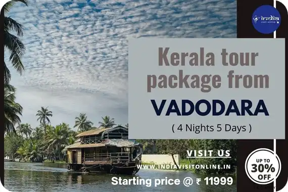 Kerala tour package from Vadodara