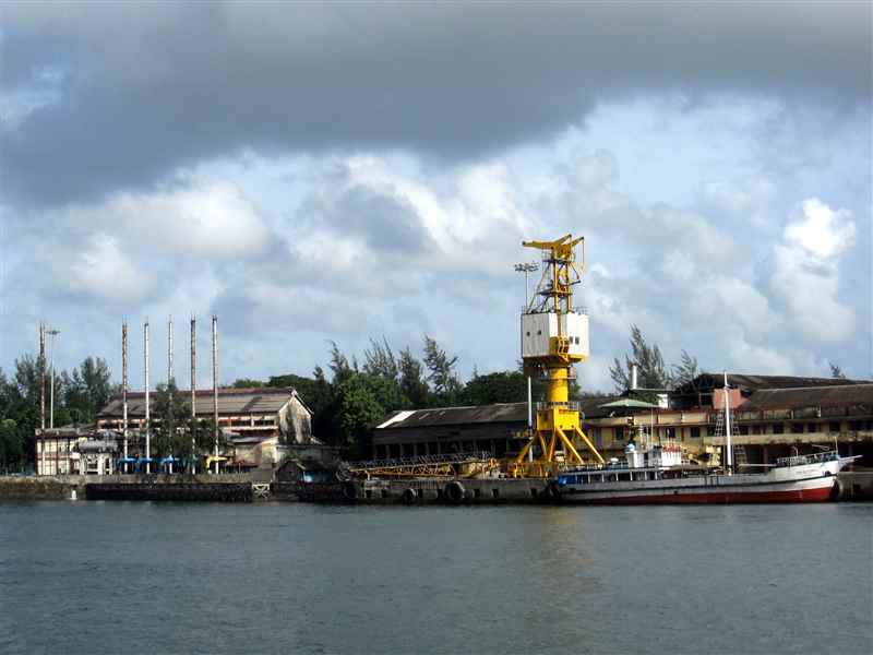 Port Blair Port in Andaman