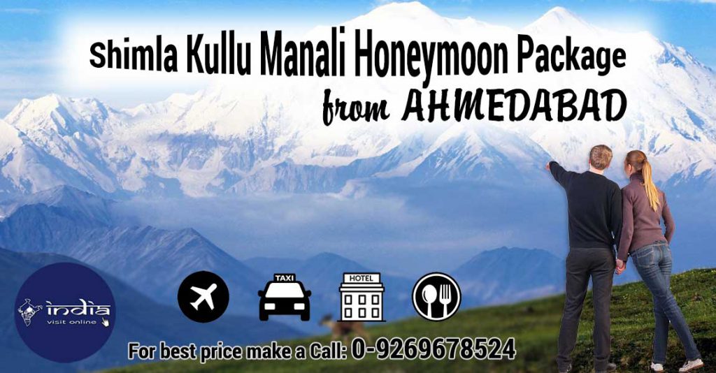Shimla Kullu Manali Honeymoon Package from Ahmedabad