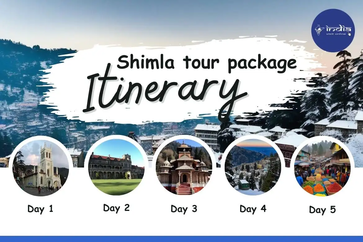 Itinerary Shimla tour packages from Chandigarh