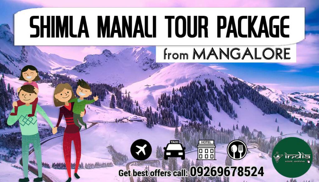 Shimla Kullu Manali Tour Package from Mangalore