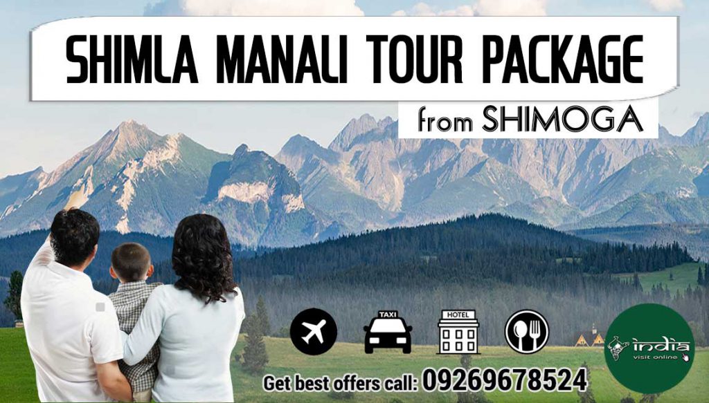 Shimla Kullu Manali Tour Package from Shimoga